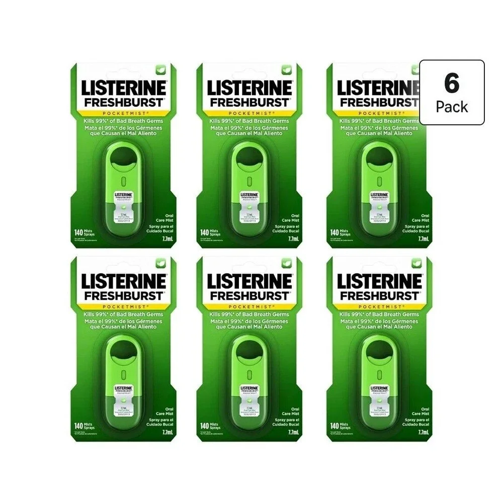 Listerine Freshburst Pocketmist Oral Care Mist for Fresh Breath Sugar Free